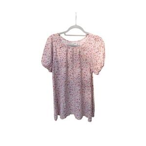 Peek Little Girls Floral Print Mini Dress, Puff Sleeve,‎ Sz 10